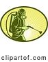 Clip Art of Retro Exterminator Logo by Patrimonio