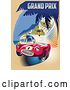 Clip Art of Retro Grand Prix Monaco Racing Poster by Eugene