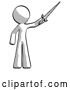 Clip Art of Retro Guy Holding Sword in the Air Victoriously by Leo Blanchette