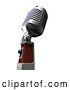 Clip Art of Retro Microphone - Version 3 by