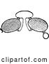 Vector Clip Art of Eye Glasses 2 by Prawny Vintage