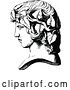 Vector Clip Art of Face Statue 2 by Prawny Vintage