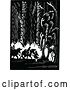 Vector Clip Art of Group Riding Through the Woods on Horses by Prawny Vintage