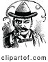 Vector Clip Art of Guy Aiming a Gun by Prawny Vintage