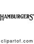 Vector Clip Art of Hamburgers Text Design by Prawny Vintage