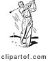 Vector Clip Art of Male Golfer by BestVector