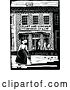 Vector Clip Art of Retro Abraham Lincoln and Stuart Attorney Building by Prawny Vintage
