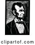 Vector Clip Art of Retro Abraham Lincoln Portrait by Prawny Vintage