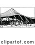 Vector Clip Art of Retro Arab Tent by Prawny Vintage
