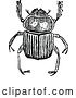 Vector Clip Art of Retro Beetle by Prawny Vintage