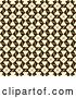 Vector Clip Art of Retro Beige and Brown Patterned Wallpaper Design by KJ Pargeter