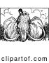 Vector Clip Art of Retro Boy Riding on a Mammoth by Prawny Vintage