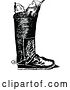 Vector Clip Art of Retro Boys in a Boot by Prawny Vintage
