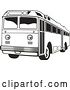 Vector Clip Art of Retro Bus by Patrimonio