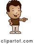 Vector Clip Art of Retro Cartoon Black Boy Laughing and Pointing by Cory Thoman