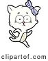 Vector Clip Art of Retro Cartoon Cat by Lineartestpilot