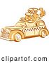 Vector Clip Art of Retro Cartoon Thumbs up Taxi Driver Guy by Andy Nortnik