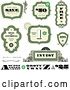 Vector Clip Art of Retro Cash Money and Certificate Design Elements by BestVector