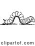 Vector Clip Art of Retro Caterpillar by Prawny Vintage