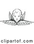 Vector Clip Art of Retro Cherub and Wings by Prawny Vintage