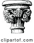 Vector Clip Art of Retro Column by Prawny Vintage