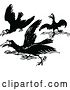Vector Clip Art of Retro Crows by Prawny Vintage