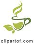 Vector Clip Art of Retro Cup of Green Tea or Coffee 4 by Vector Tradition SM