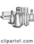 Vector Clip Art of Retro Eau De Cologne Bottles in by Picsburg