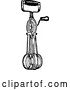 Vector Clip Art of Retro Egg Beater Whisk Mixer 1 by Prawny Vintage