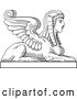 Vector Clip Art of Retro Egyptian Sphinx by Frisko