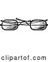 Vector Clip Art of Retro Eye Glasses 1 by Prawny Vintage