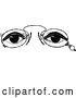 Vector Clip Art of Retro Eyes and Glasses 2 by Prawny Vintage