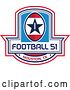 Vector Clip Art of Retro Football 51 Houston, TX Design by Patrimonio