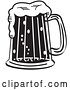 Vector Clip Art of Retro Frothy Mug of Beer in a Bar Clipart Illustration by Andy Nortnik
