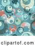 Vector Clip Art of Retro Grungy Circle Background by KJ Pargeter