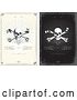Vector Clip Art of Retro Grungy Skull and Crossbone Designs by BestVector