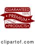 Vector Clip Art of Retro Guaranteed Premium Quality Label by Vector Tradition SM