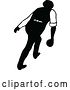 Vector Clip Art of Retro Guy Bowling 5 by Prawny Vintage