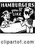 Vector Clip Art of Retro Hamburgers Youll like Sign by BestVector