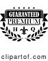 Vector Clip Art of Retro High Quality Premium Guarantee Label by Vector Tradition SM