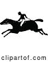 Vector Clip Art of Retro Horse and Jockey by Prawny Vintage