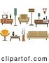 Vector Clip Art of Retro Household Furniture 5 by Vector Tradition SM