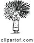 Vector Clip Art of Retro Lady Having a Bad Hair Day by Prawny Vintage