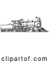 Vector Clip Art of Retro Locomotive Train 1 by Prawny Vintage