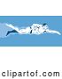 Vector Clip Art of Retro Male Swimmer 1 by Patrimonio