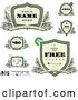 Vector Clip Art of Retro Money Badges and Design Elements 2 by BestVector