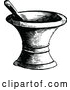 Vector Clip Art of Retro Mortar and Pestle by Prawny Vintage