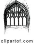 Vector Clip Art of Retro Ornate Church Window by Prawny Vintage