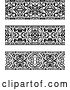 Vector Clip Art of Retro Ornate Floral Arabian Borders 2 by Vector Tradition SM