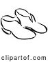 Vector Clip Art of Retro Pair of Shoes by Picsburg